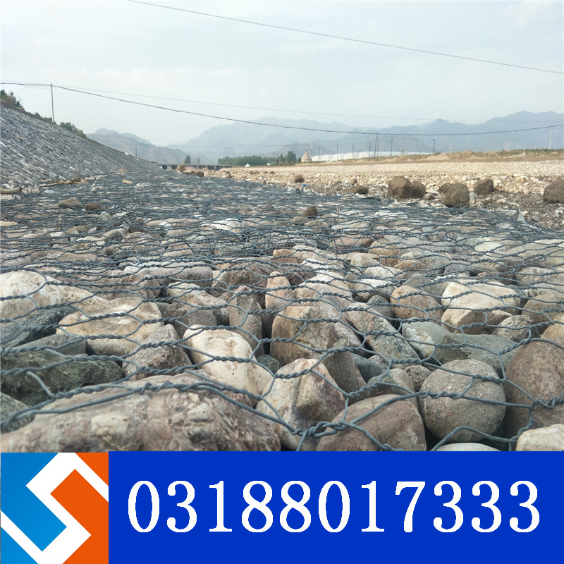 鉛絲籠石技術在隘口水庫應用 鉛絲籠石技術在隘口水庫應用