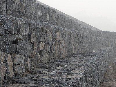 河南省焦作市南水北調格賓石籠改造應用